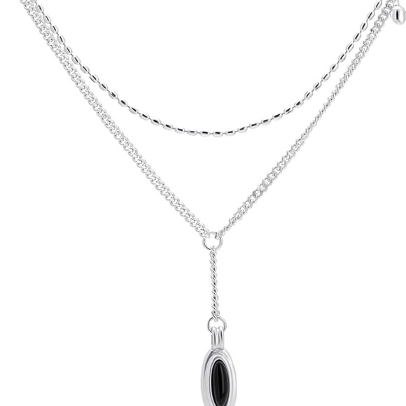 Montana West Wrangler Silver Necklace NIB - Picture 3 of 5